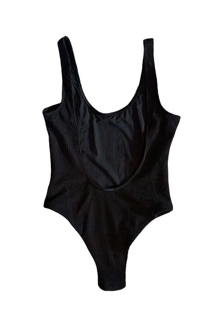 Kendall + Kylie Retro Cheeky One Piece - Black