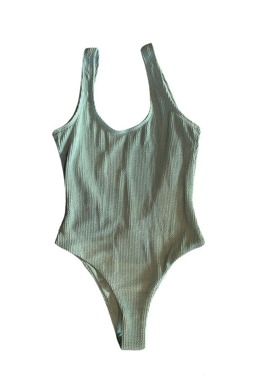 Kendall + Kylie Retro Cheeky One Piece - Sage