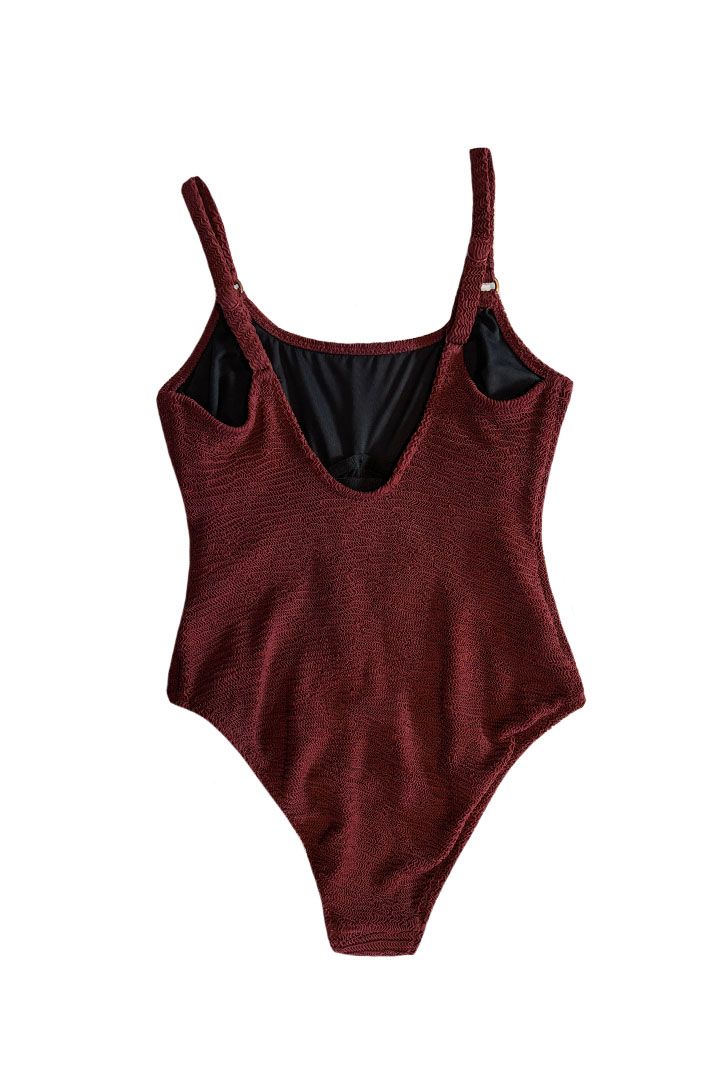 BAKU Ibiza D-E Cup Underwire One Piece Swimsuit - Currant