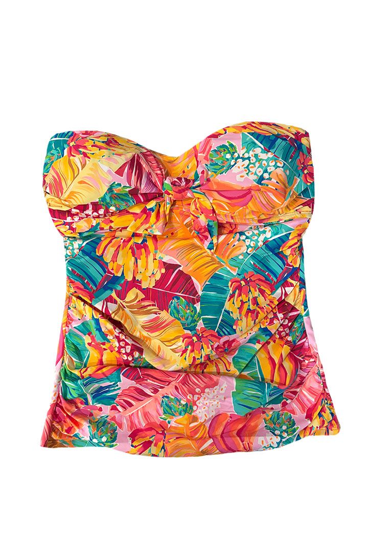 ROD BEATTIE Twist Bandeau Tankini Top - I Like It