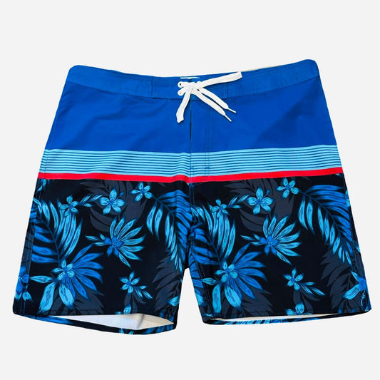 BURNSIDE Men's Stretch Boardshorts - Navy