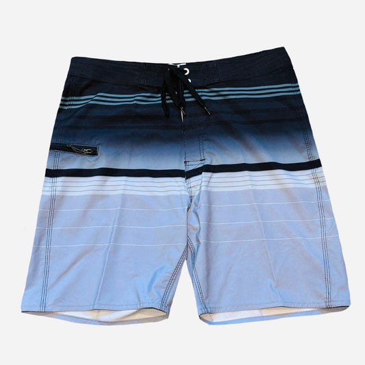 BURNSIDE Men's Stretch Boardshorts - Grey