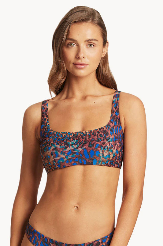 SEA LEVEL Low Square Neck Bra - Hunter