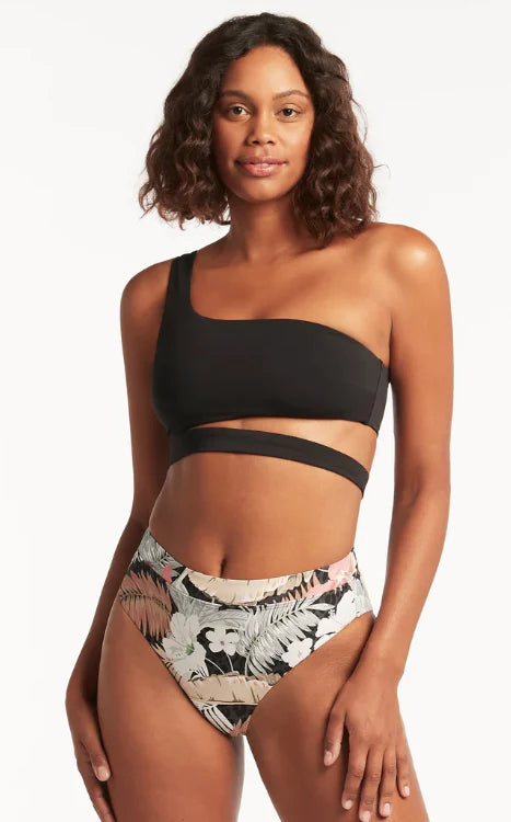 Dark Romance One Shoulder Top