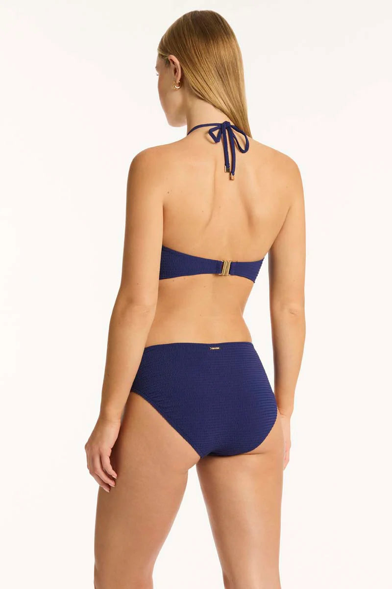SEA LEVEL SWIM Messina Mid Bikini Pant - French Navy