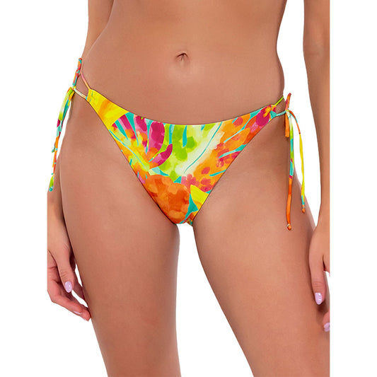 SUNSETS Everlee Tie Side Bottom - Lush Luau