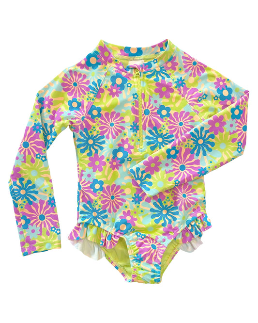 ANGEL BEACH Toddler-Girls One Piece - Beach Floral