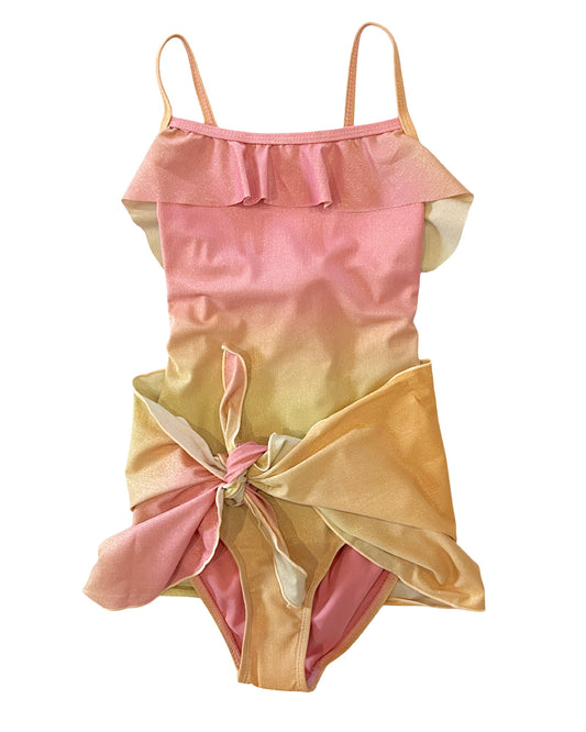 ANGEL BEACH Girls 2 Piece Set - Ombré Shimmer