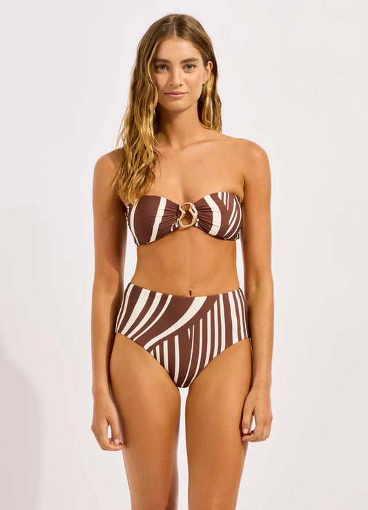 SEAFOLLY Coastline High Waisted Bikini Bottom