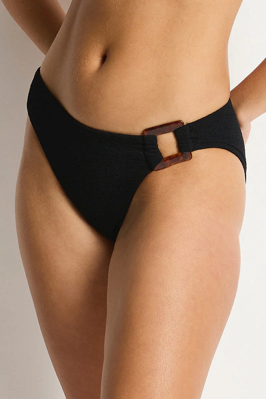 SEA LEVEL La Mer Sporty Mid Ring Pant - Black