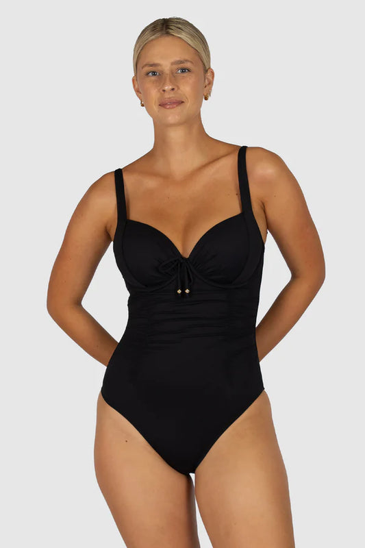 BAKU Chloro D-DD Cup Moulded One Piece Swimsuit - Black