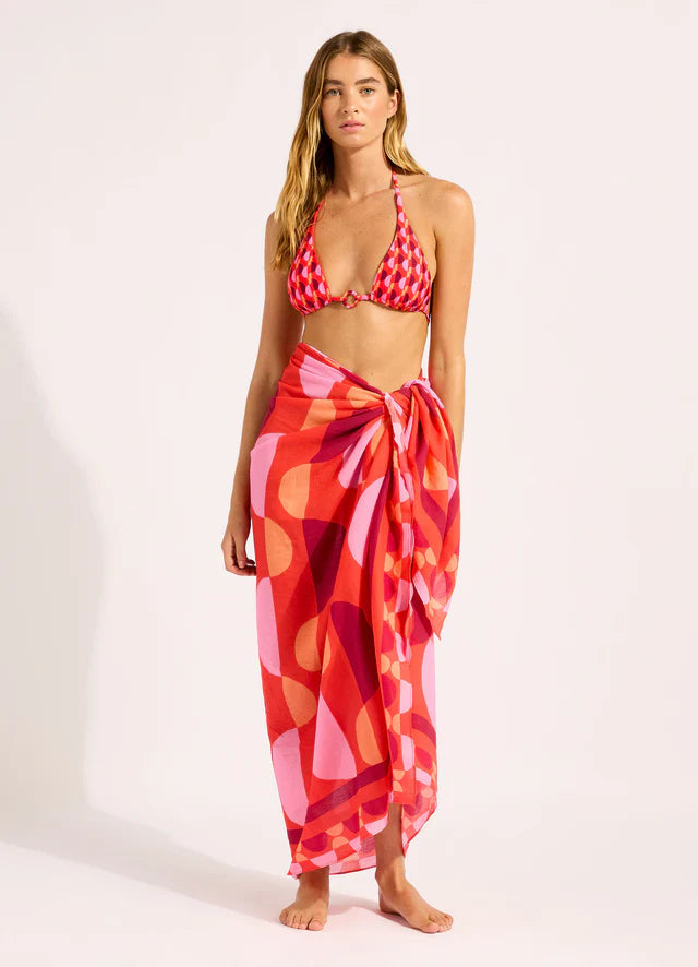 SEAFOLLY Sorento Sarong - Flame