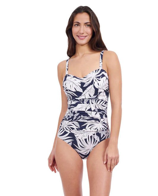 GOTTEX Malaya D-Cup Sweetheart Underwire One Piece -Navy