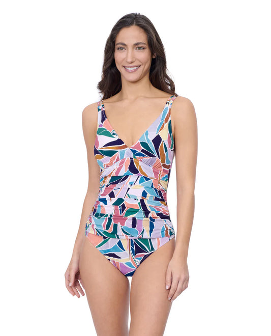 GOTTEX Aura V Neck One Piece - Multi