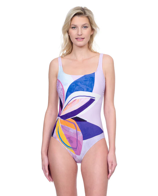 GOTTEX Paradiso Square Neck One Piece - Paradiso Multi
