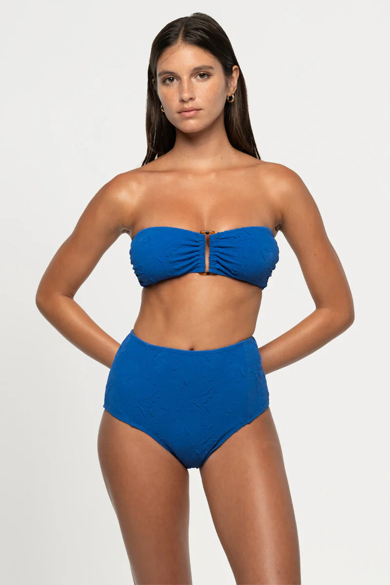 NIPTUCK Amelius Marilyn High Waist Bikini Pant - Blue