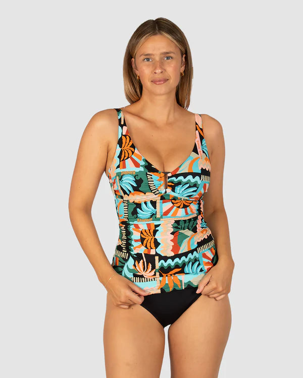 BAKU Grenada D-E Cup Singlet Top -Black