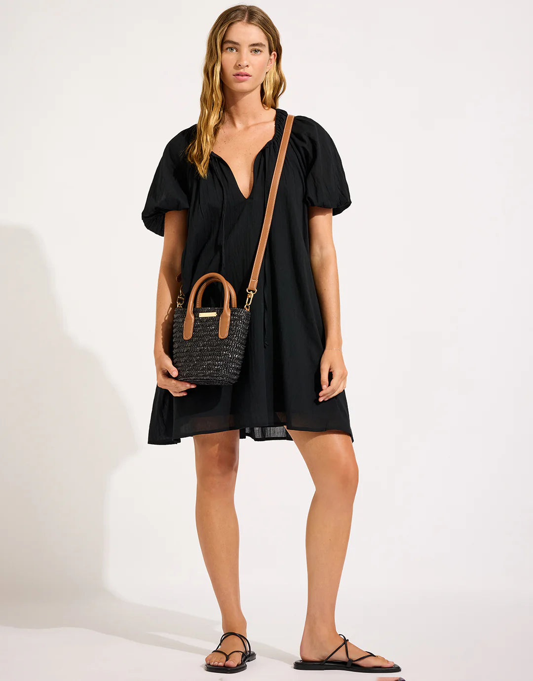 SEAFOLLY Micro Tote Bag - Black