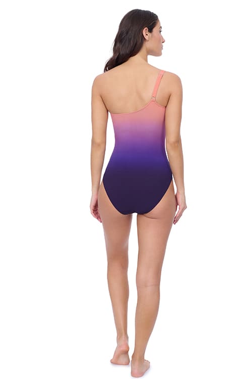 GOTTEX Splendor Ombre One Shoulder One Piece - Purple
