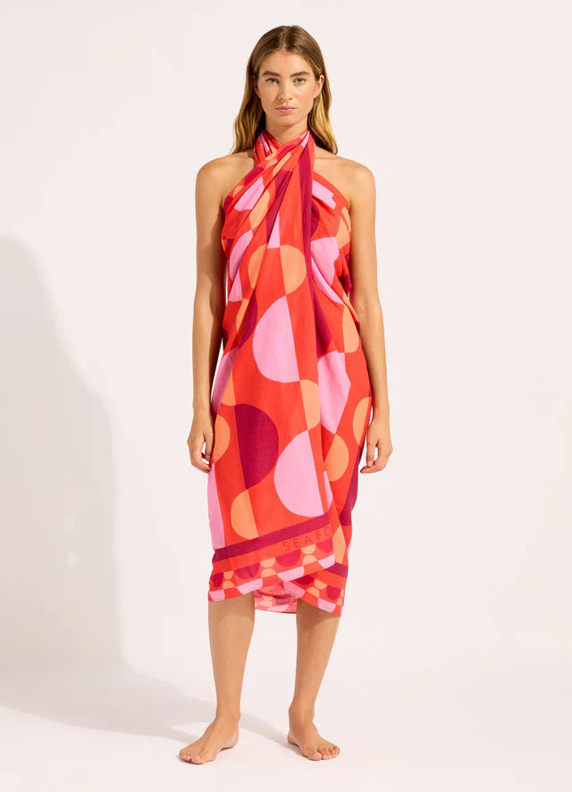 SEAFOLLY Sorento Sarong - Flame