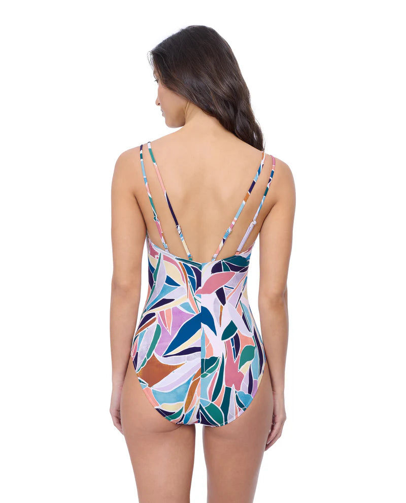 GOTTEX Aura V Neck One Piece - Multi