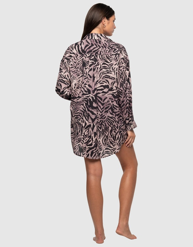 NIPTUCK Tuamotu Bronte Button Through Beach Shirt