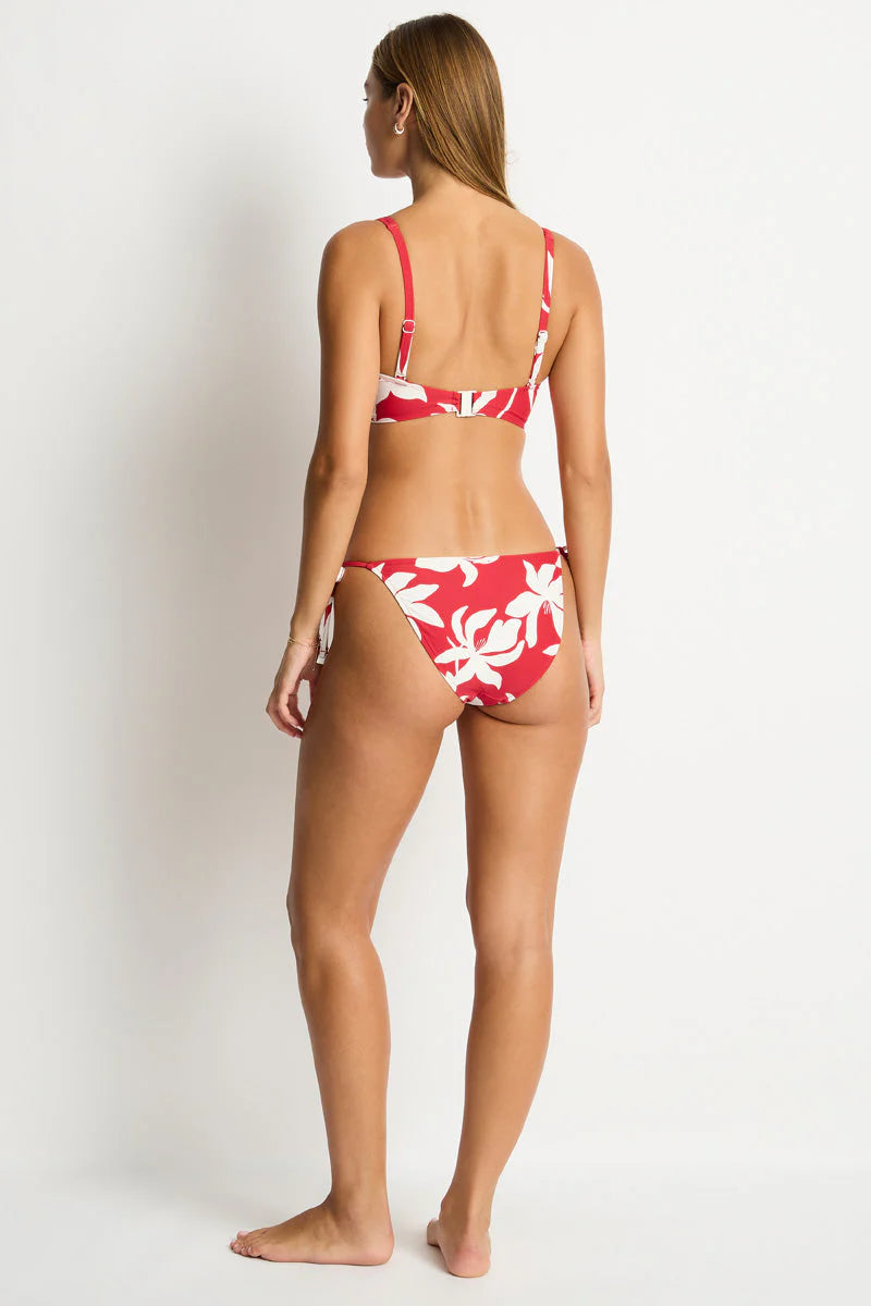 SEA LEVEL Leilana Tie Side Pant - Sangria