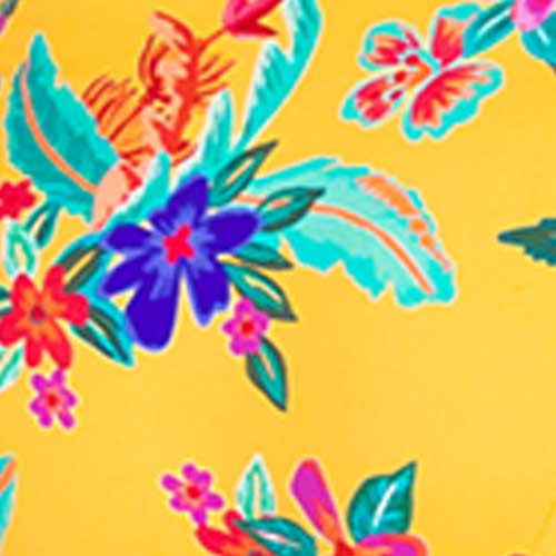 BAKU Ipanema Banded Mid Bikini Bottom - Ipanema Pineapple