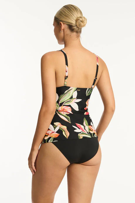SEA LEVEL SEA LEVEL Sundown Crossover Tankini Top