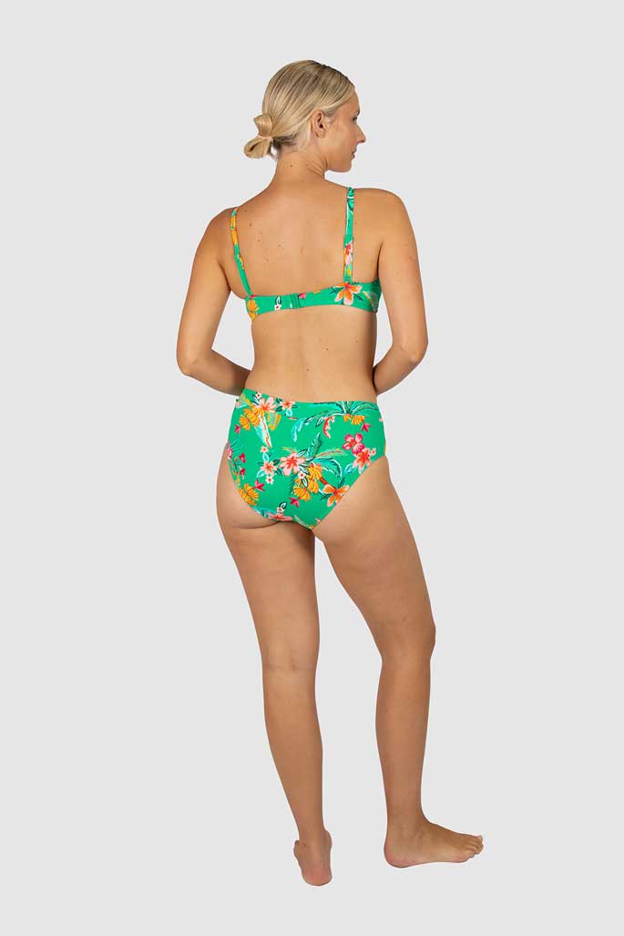 BAKU Ipanema Banded Mid Bikini Bottom - Ipanema Pineapple