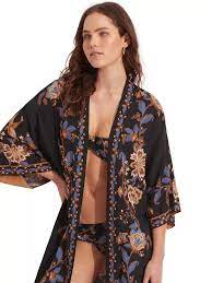 SEAFOLLY Silk Road Kimono - Black