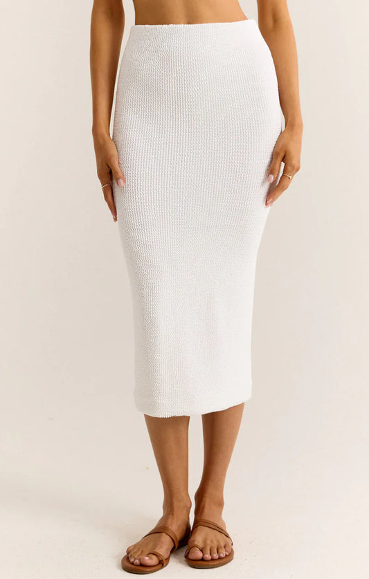 Z SUPPLY Aveen Midi Skirt - White