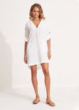 SEAFOLLY Essentials Coverup- White