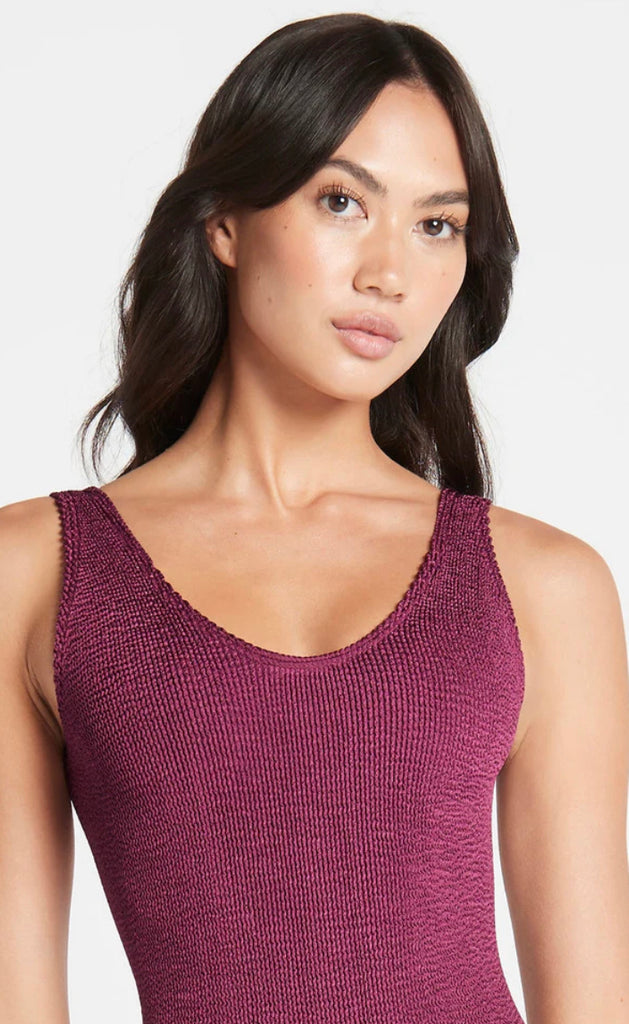 BOND-EYE MARA ONE PIECE- BOYSENBERRY SHIMMER