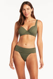 SEA LEVEL SWIM Eco Essentials C/D Underwire Bra- KHAKI