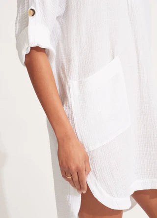 SEAFOLLY Essentials Coverup- White