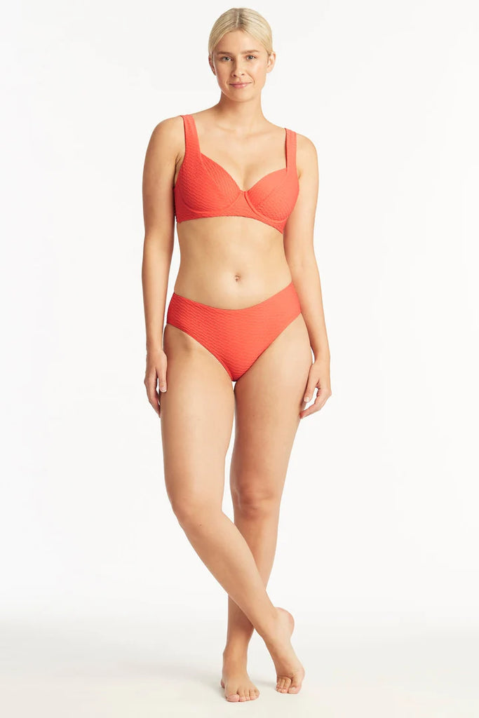 SEA LEVEL SWIM Honeycomb C/D Underwire Bra