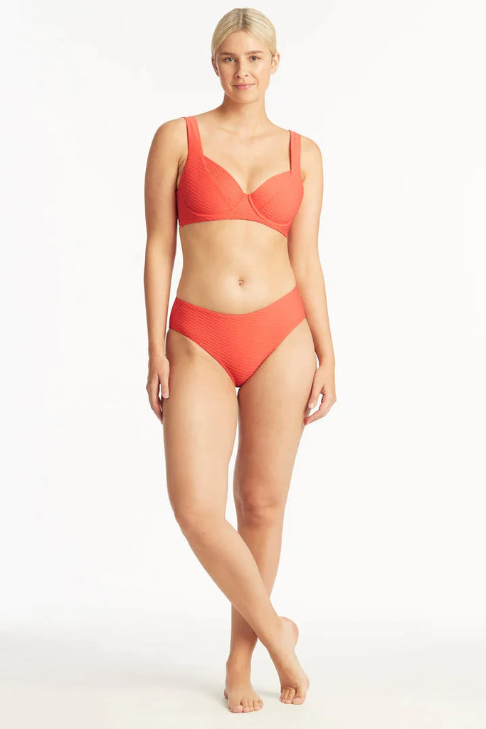 SEA LEVEL SWIM Mid Bikini Pant