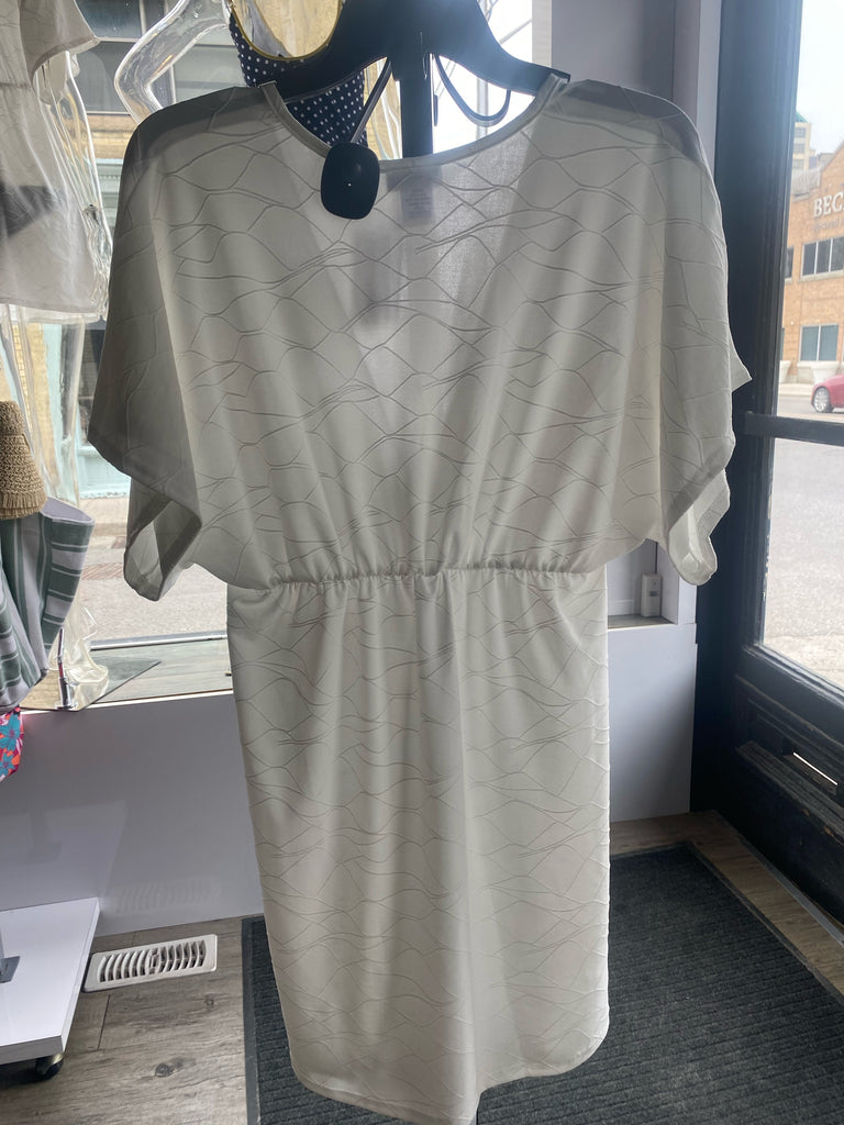 Jordan Taylor Beachwear BELL SLEEVE TUNIC- WHITE