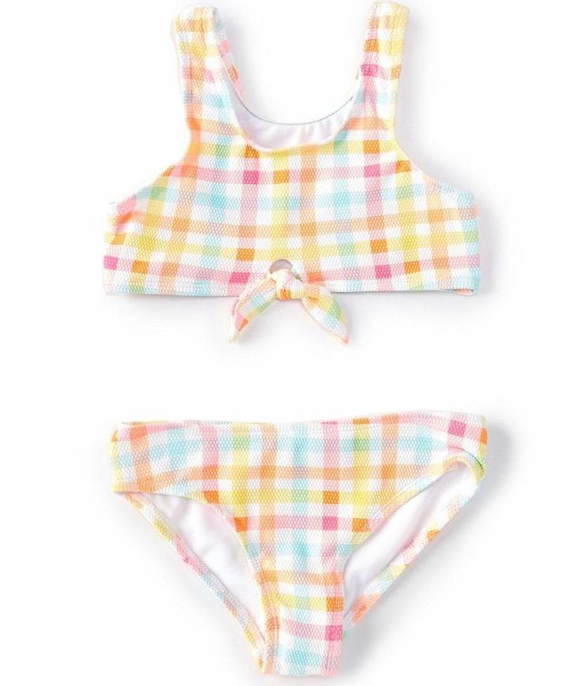 ANGEL BEACH Gingham Girls's Bikini Set