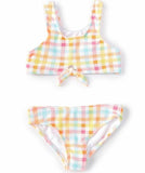ANGEL BEACH Gingham Girls's Bikini Set