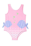 WIPPETTE Pink Fishy Toddler One Piece