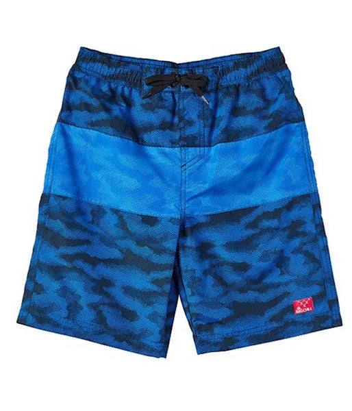 BIGCHILL Digi Camo Swim Trunks - Boys