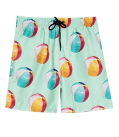 U.S. Surf Club Beach Ball Men's Bathing Suit Green