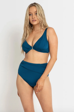 AZURA LUXE TRI BIKINI TOP- Blue