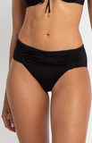 AZURA Luxe Gathered Midrise Bottom- Black