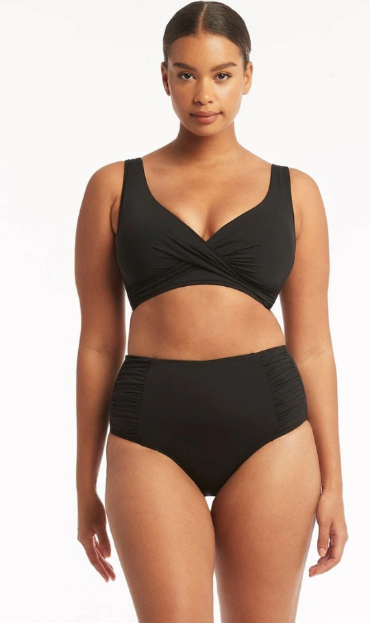 Essentials Cross Front Bra Top