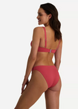 BEACHLIFE Cardinal Red V-detail bikini bottom
