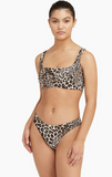 SEA LEVEL SWIM WILDSIDE LOW SQARE NK BRA