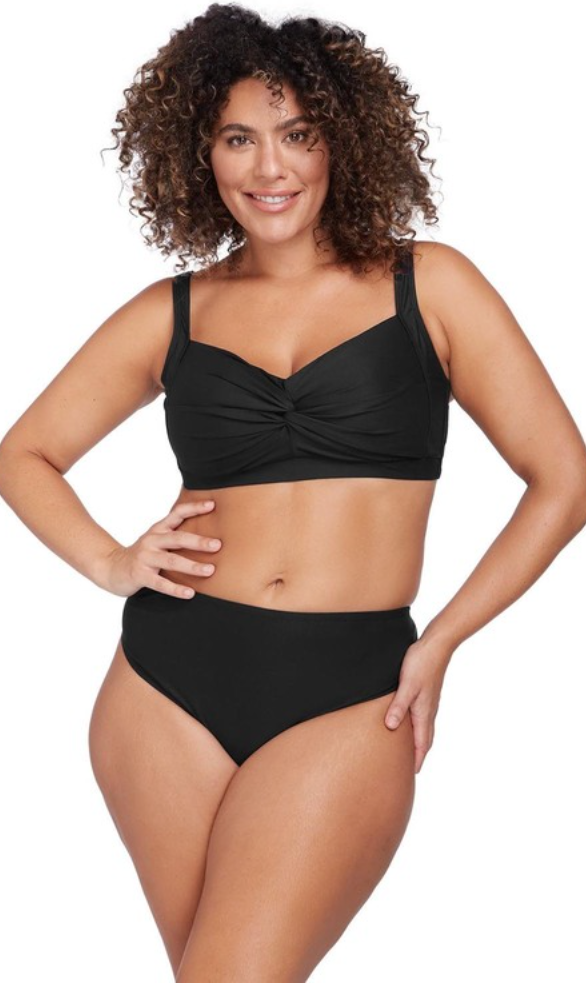ARTESANDS HUES MIDRISE SWIM PANT- BLACK